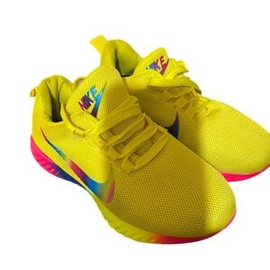 Nike women Yellow Rainbow Sneakers